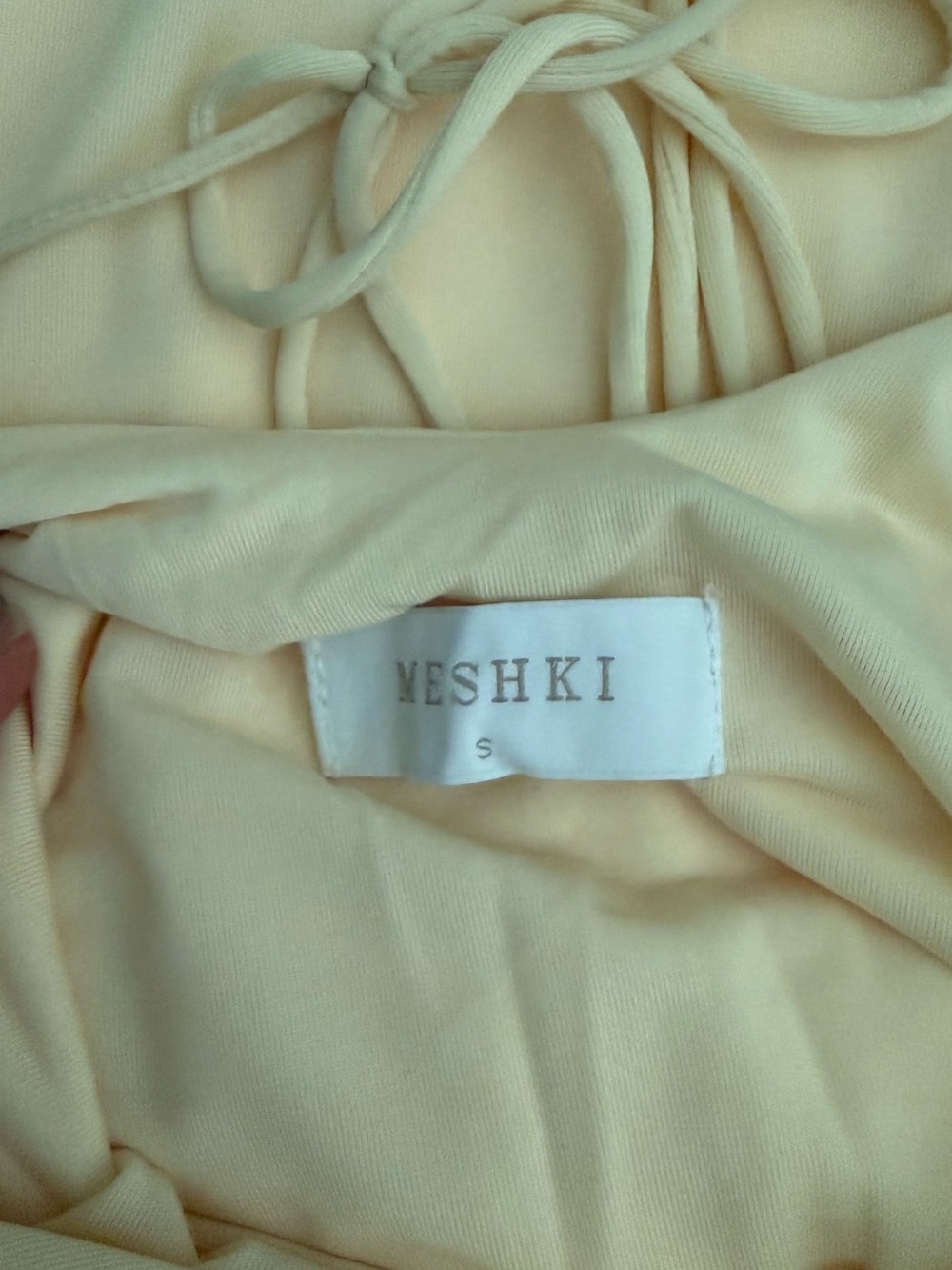 Meshki Lemon Halter Maxi Dress - Picture 2 of 4